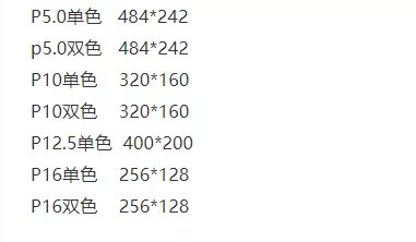led显示屏尺寸 led显示屏尺寸